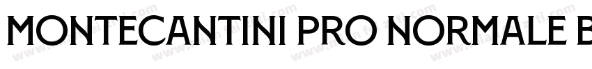 Montecantini Pro Normale Bold字体转换